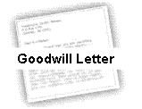 Sample Goodwill Letter